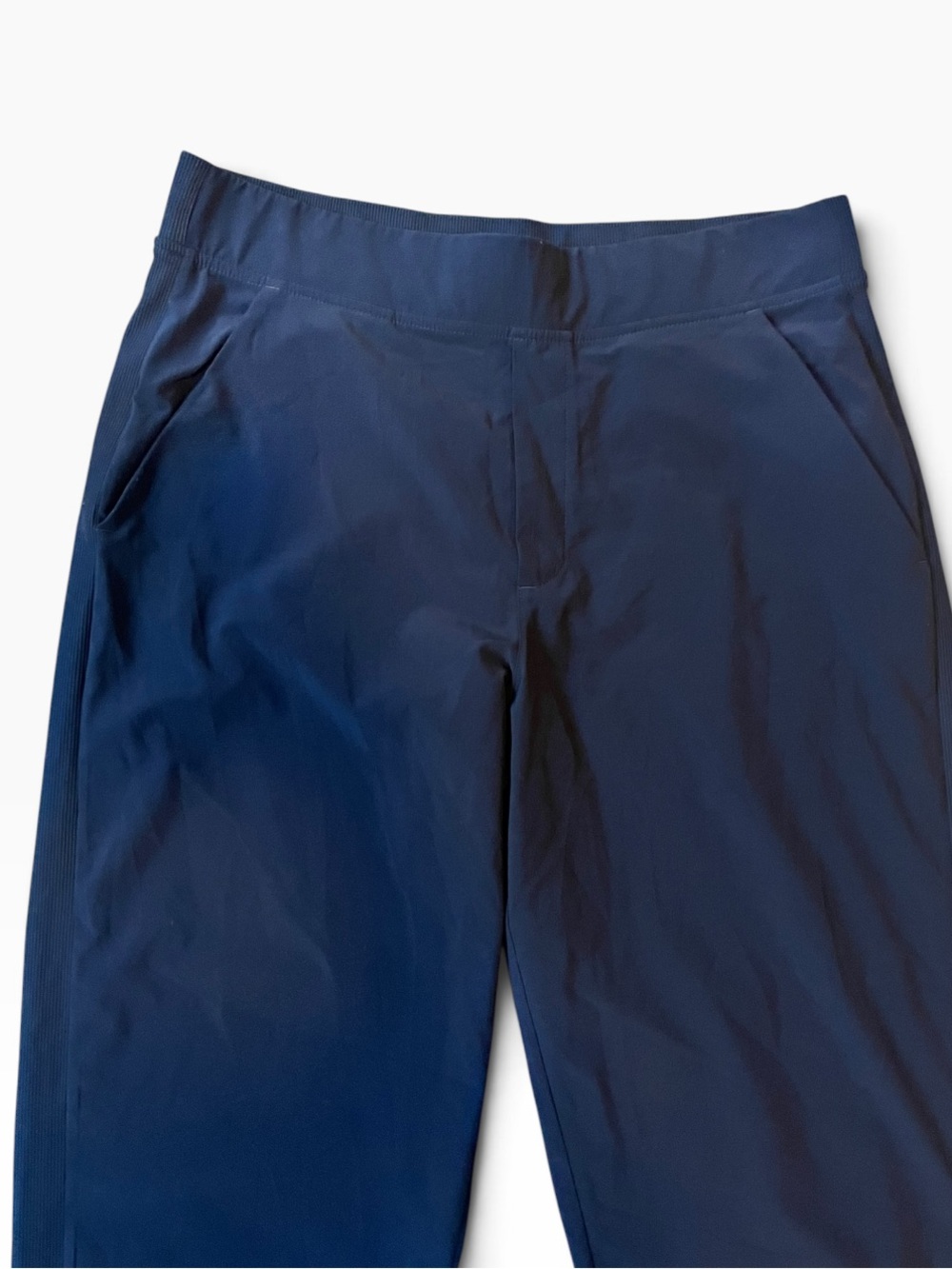 Athleta Brooklyn dress pants Women's Navy High-Waist Tailored Pants - Picture 3 of 10